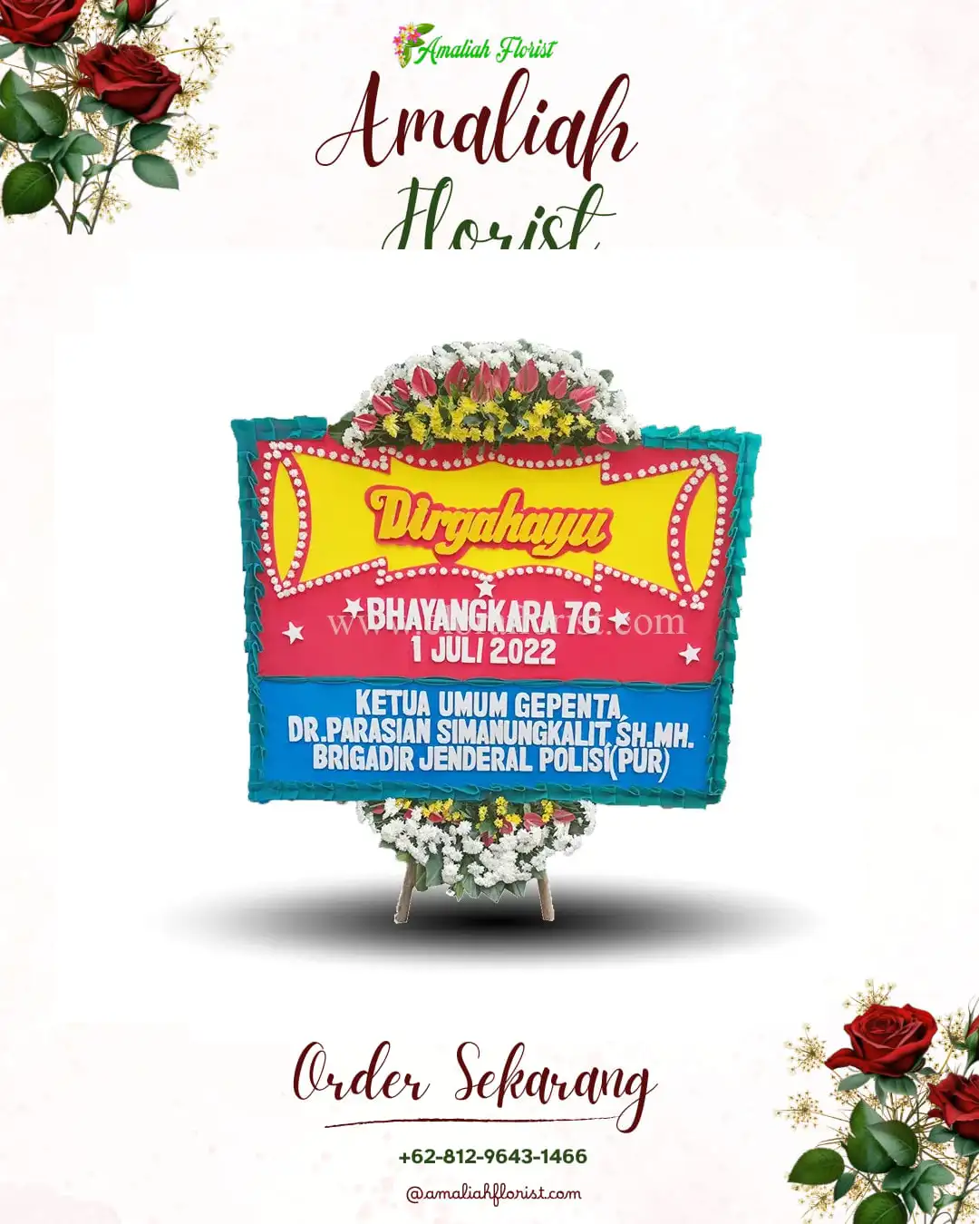 Papan Bunga HUT Ulang Tahun Labruk Lor